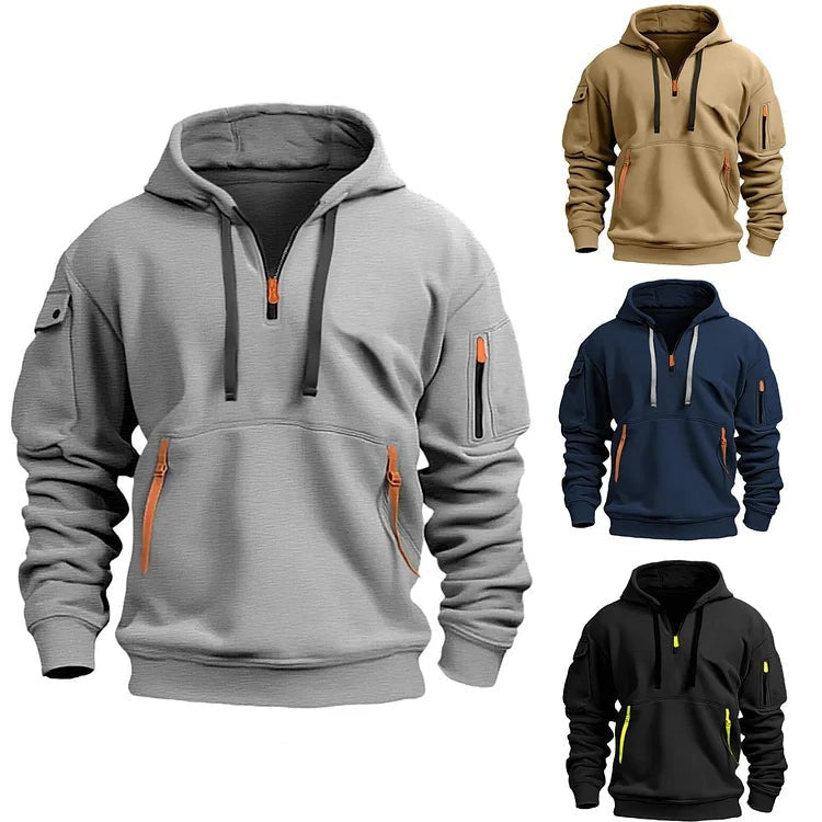 Nordic™ Herre-Hoodie – Funktionelt Design og Høj Komfort